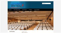 Desktop Screenshot of iritel.fr