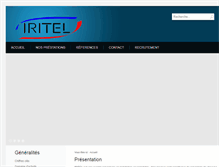 Tablet Screenshot of iritel.fr